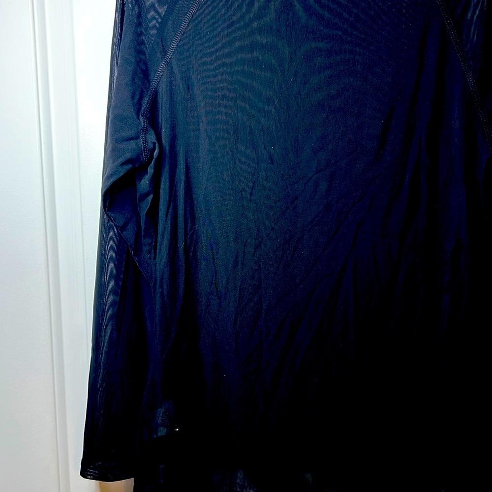 Black sheer top